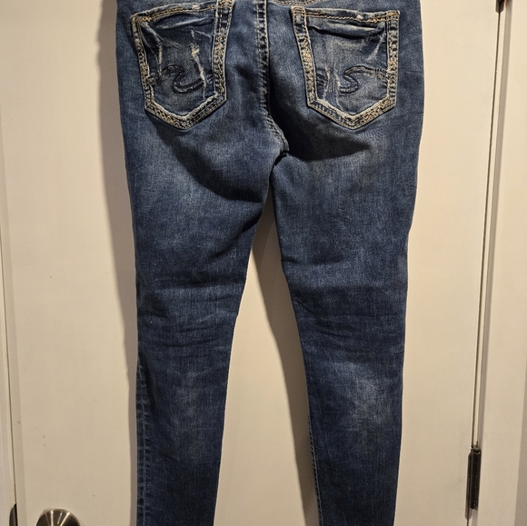 Silver Suki Ankle Skinny Jeans - Picture 2 of 3